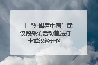 “外媒看中国”武汉段采访活动首站打卡武汉经开区