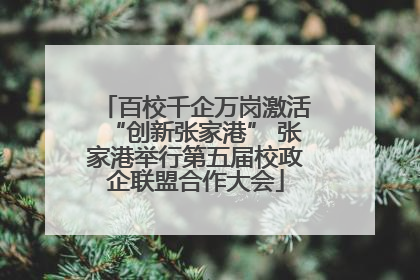 百校千企万岗激活“创新张家港” 张家港举行第五届校政企联盟合作大会