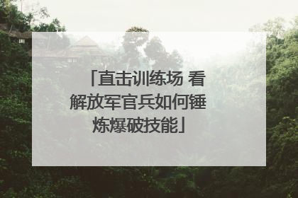 直击训练场 看解放军官兵如何锤炼爆破技能