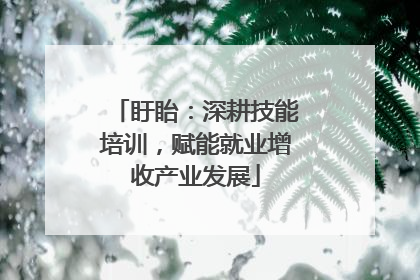 盱眙：深耕技能培训，赋能就业增收产业发展