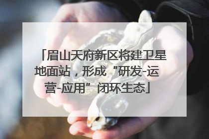眉山天府新区将建卫星地面站，形成“研发-运营-应用”闭环生态