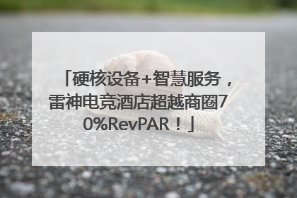 硬核设备+智慧服务，雷神电竞酒店超越商圈70%RevPAR！
