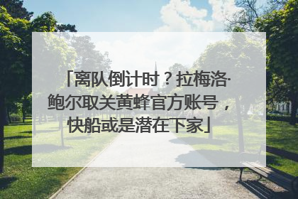 离队倒计时？拉梅洛·鲍尔取关黄蜂官方账号，快船或是潜在下家