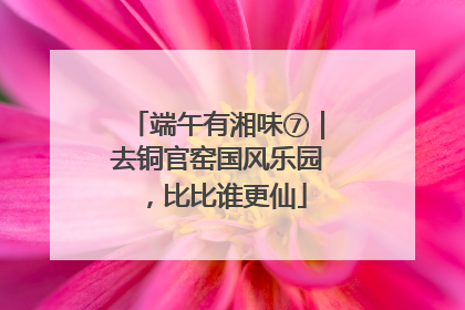 端午有湘味⑦｜去铜官窑国风乐园，比比谁更仙