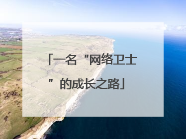 一名“网络卫士”的成长之路