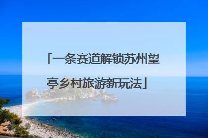 一条赛道解锁苏州望亭乡村旅游新玩法
