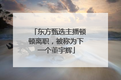 东方甄选主播顿顿离职，被称为下一个董宇辉