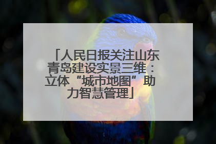 人民日报关注山东青岛建设实景三维：立体“城市地图”助力智慧管理