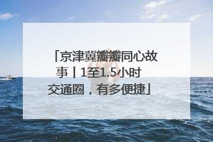 京津冀瓣瓣同心故事丨1至1.5小时交通圈，有多便捷