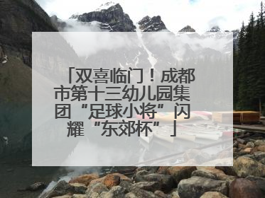 双喜临门！成都市第十三幼儿园集团“足球小将”闪耀“东郊杯”