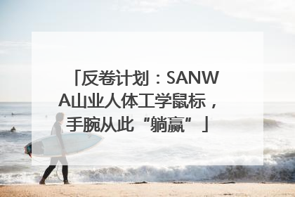反卷计划：SANWA山业人体工学鼠标，手腕从此“躺赢”