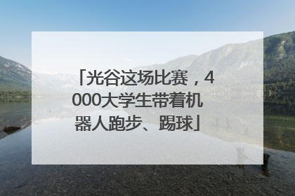 光谷这场比赛，4000大学生带着机器人跑步、踢球