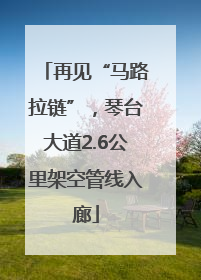 再见“马路拉链”，琴台大道2.6公里架空管线入廊