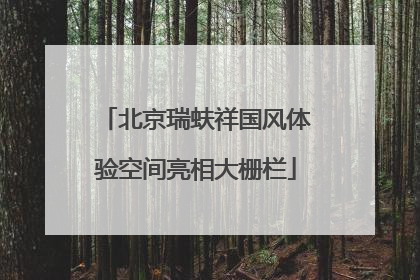 北京瑞蚨祥国风体验空间亮相大栅栏