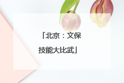 北京：文保技能大比武