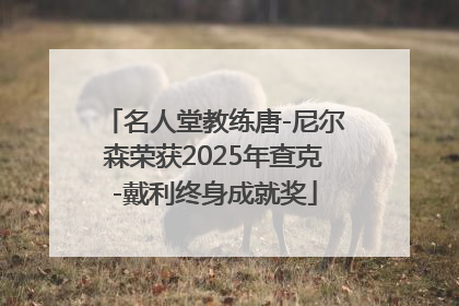名人堂教练唐-尼尔森荣获2025年查克-戴利终身成就奖