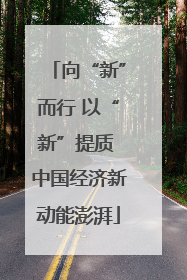 向“新”而行 以“新”提质 中国经济新动能澎湃