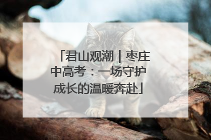 君山观潮｜枣庄中高考：一场守护成长的温暖奔赴