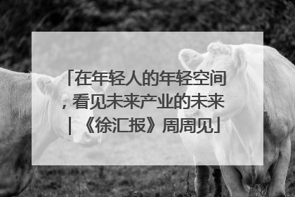 在年轻人的年轻空间，看见未来产业的未来｜《徐汇报》周周见