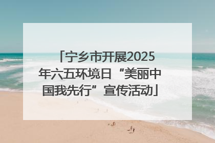 宁乡市开展2025年六五环境日“美丽中国我先行”宣传活动