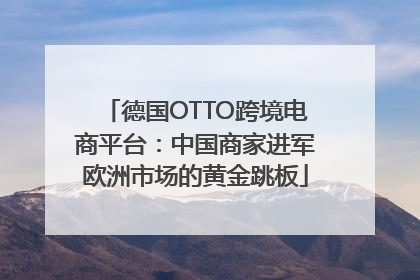 德国OTTO跨境电商平台：中国商家进军欧洲市场的黄金跳板