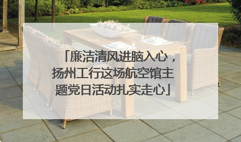 廉洁清风进脑入心，扬州工行这场航空馆主题党日活动扎实走心