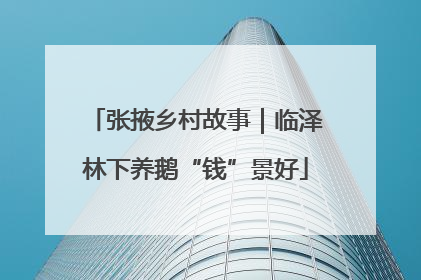张掖乡村故事｜临泽林下养鹅“钱”景好
