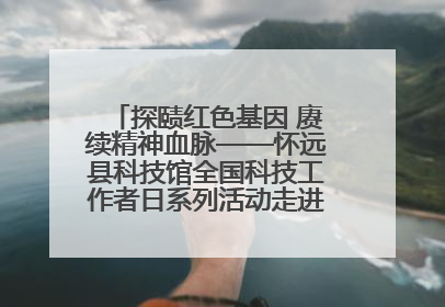 探赜红色基因 赓续精神血脉——怀远县科技馆全国科技工作者日系列活动走进怀远县实验中学