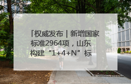 权威发布｜新增国家标准2964项，山东构建“1+4+N”标准化创新发展新格局