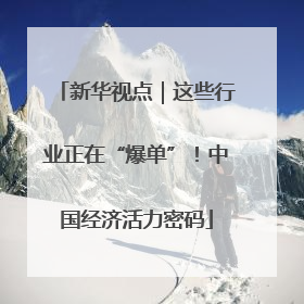 新华视点｜这些行业正在“爆单”！中国经济活力密码