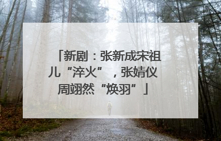 新剧：张新成宋祖儿“淬火”，张婧仪周翊然“焕羽”