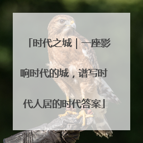 时代之城｜一座影响时代的城，谱写时代人居的时代答案
