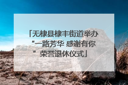 无棣县棣丰街道举办“一路芳华 感谢有你”荣誉退休仪式