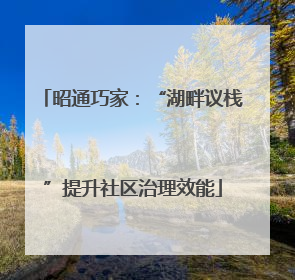 昭通巧家：“湖畔议栈”提升社区治理效能
