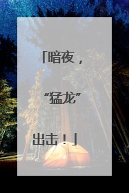 暗夜，“猛龙”出击！