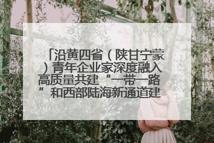 沿黄四省（陕甘宁蒙）青年企业家深度融入高质量共建“一带一路”和西部陆海新通道建设战略合作交流会在甘肃兰州召开