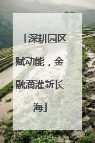 深耕园区赋动能，金融滴灌新长海