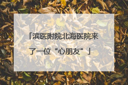 滨医附院北海医院来了一位“心朋友”