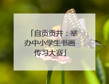 自贡贡井：举办中小学生书画传习大赛
