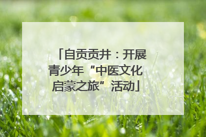 自贡贡井：开展青少年“中医文化启蒙之旅”活动