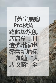苏宁易购Pro秋涛路超级旗舰店启幕，打造杭州家电零售新地标，加速“大店攻略”全省布局