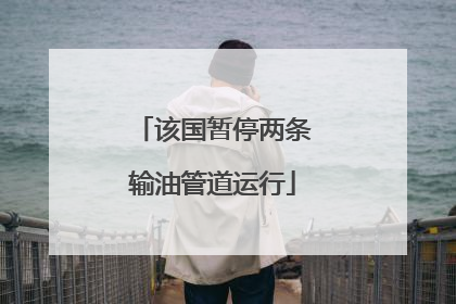 该国暂停两条输油管道运行