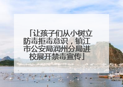 让孩子们从小树立防毒拒毒意识，镇江市公安局润州分局进校展开禁毒宣传
