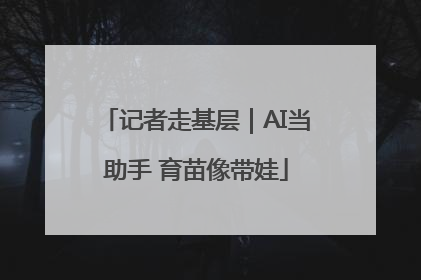 记者走基层｜AI当助手 育苗像带娃