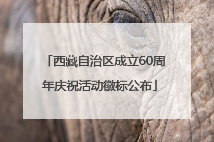 西藏自治区成立60周年庆祝活动徽标公布