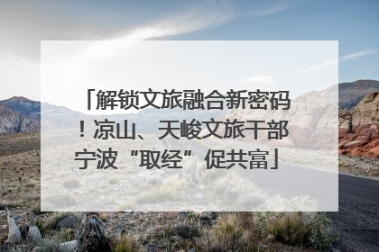 解锁文旅融合新密码！凉山、天峻文旅干部宁波“取经”促共富