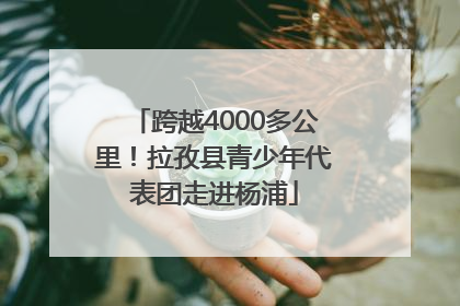 跨越4000多公里！拉孜县青少年代表团走进杨浦