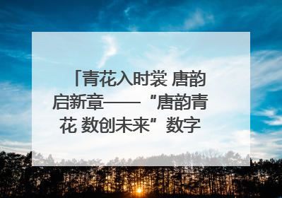 青花入时裳 唐韵启新章——“唐韵青花 数创未来”数字文创设计大赛启幕