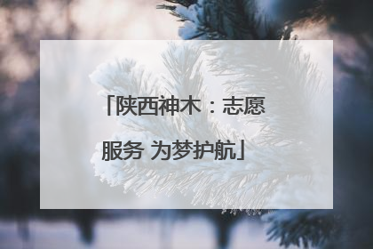 陕西神木：志愿服务 为梦护航