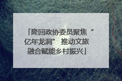 隆回政协委员聚焦“亿年龙洞” 推动文旅融合赋能乡村振兴